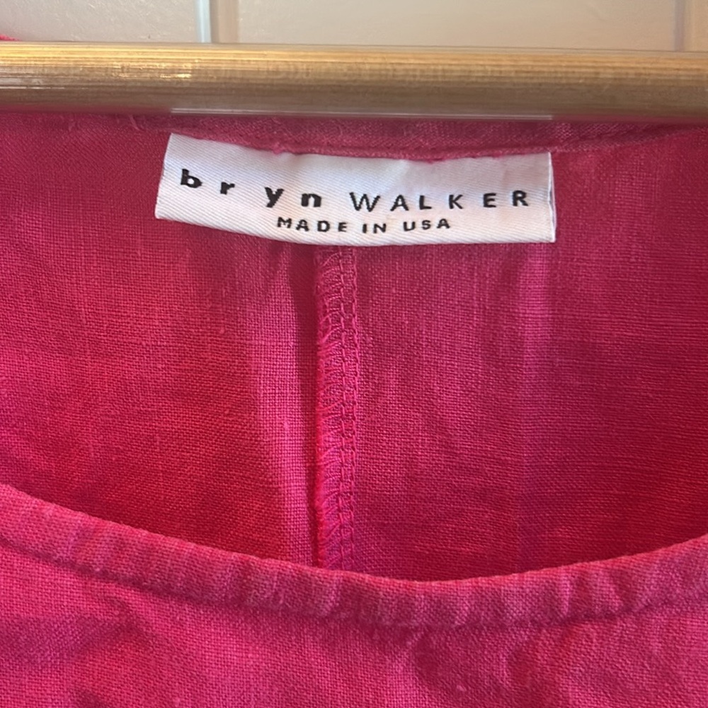 Bryn Walker Pink Linen dress - Picture 2 of 5